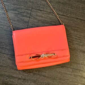 Chic Orange Crossbody Bag